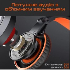 Наушники Meetion HP021 Black/Orange (MT-HP021-A) - Фото