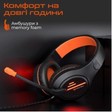 Наушники Meetion HP021 Black/Orange (MT-HP021-A) - Фото