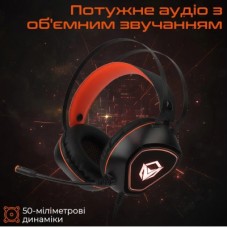 Наушники Meetion HP020 Black/Orange (MT-HP020-A) - Фото