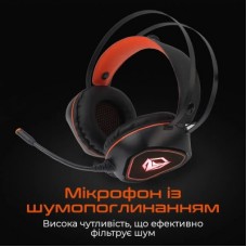 Наушники Meetion HP020 Black/Orange (MT-HP020-A) - Фото