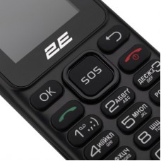 Мобільний телефон 2E S180 2024 Black (694743653885) - Фото