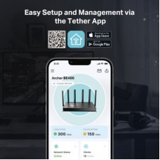 Маршрутизатор TP-Link Archer BE400 (ARCHER-BE400) - Фото