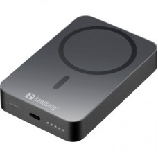 Батарея універсальна Sandberg 10000mAh 20W Magnetic Wireless Qi 15 W (420-97) - Фото