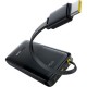 Батарея універсальна Baseus Bipow 2 Digital Display 10000 mAh 20 W with Built-in USB-C Cable Black (P10077101113-00)