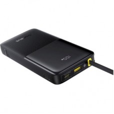 Батарея універсальна Baseus Bipow 2 Digital Display 10000 mAh 20 W with Built-in USB-C Cable Black (P10077101113-00) - Фото