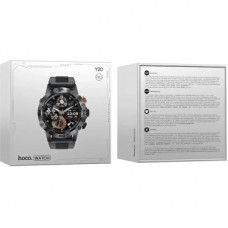 Смарт-годинник HOCO Y20 Smart sports watch (call version) Black (6942007619400) - Фото