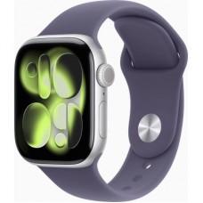 Смарт-годинник Apple Watch Series 11 GPS 42mm Silver Aluminium Case with Purple Fog Sport Band - M/L (MEU74RK/A) - Фото