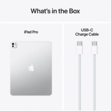 Планшет Apple iPad Pro 13" M5 Wi‑Fi + Cellular 256GB with standard glass - Silver (ME7X4TY/A) - Фото
