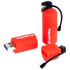 USB флеш накопитель ColorWay Fire 64 GB USB 3.0 Red (CW-USBFE64) - Фото