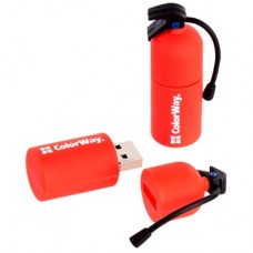 USB флеш накопитель ColorWay Fire 64 GB USB 3.0 Red (CW-USBFE64) - Фото