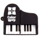 USB флеш накопитель ColorWay Piano 32 GB 3.0 Black (CW-USBPO32)