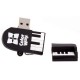 USB флеш накопитель ColorWay Piano 64 GB 3.0 Black (CW-USBPO64)