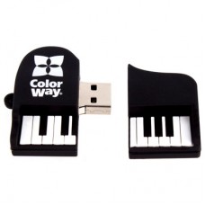 USB флеш накопитель ColorWay Piano 64 GB 3.0 Black (CW-USBPO64) - Фото