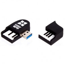 USB флеш накопитель ColorWay Piano 64 GB 3.0 Black (CW-USBPO64) - Фото