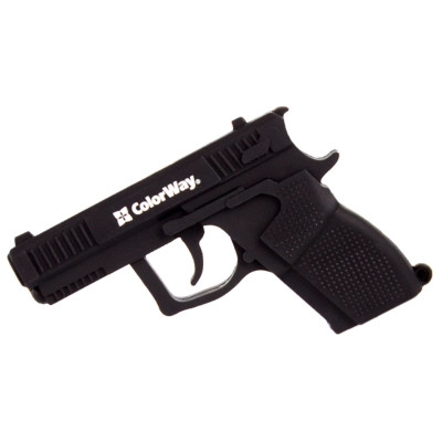 USB флеш накопитель ColorWay Pistol 32 GB 3.0 Black (CW-USBPL32)