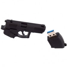 USB флеш накопитель ColorWay Pistol 32 GB 3.0 Black (CW-USBPL32) - Фото
