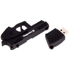 USB флеш накопитель ColorWay Pistol 32 GB 3.0 Black (CW-USBPL32) - Фото