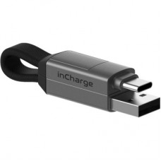 Дата кабель 6in1 inCharge 6 — 0.06m gray Rolling Square (SIX01R) - Фото
