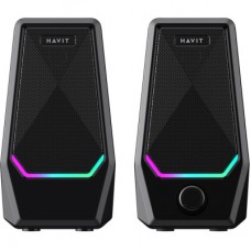 Акустична система Havit SK768 USB RGB Black (6939119042585) - Фото