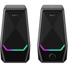 Акустична система Havit SK768 USB RGB Black (6939119042585) - Фото