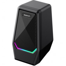 Акустична система Havit SK768 USB RGB Black (6939119042585) - Фото