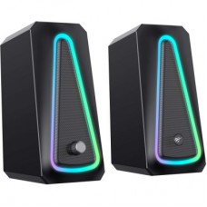 Акустична система Havit HV-SK208 PRO USB RGB Black (6939119052256) - Фото