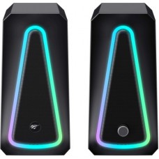 Акустична система Havit HV-SK208 PRO USB RGB Black (6939119052256) - Фото
