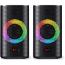 Акустична система Havit HV-SK212SE USB RGB Black (6939119080501) - Фото