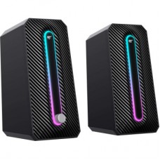 Акустична система Havit HV-SK216 USB RGB Black (6939119052249) - Фото