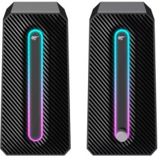Акустична система Havit HV-SK216 USB RGB Black (6939119052249) - Фото