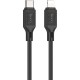 Дата кабель USB-C to Lightning 1.0m Cool silicone PD 20W X90 black HOCO (6931474788382)