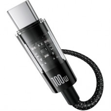 Дата кабель USB 2.0 AM to USB-C 1.0m 100 W (20V/5A) Baseus (P10373002111-00) Дата кабель USB 2.0 AM to USB-C 1.0m 100 W (20V/5A) Baseus (P10373002111-00) - Фото