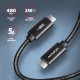 Дата кабель USB-C to USB-C 2.0m USB 2.0 PD 240W 5A black AXAGON (BUCM2-CM20AB) Дата кабель USB-C to USB-C 2.0m USB 2.0 PD 240W 5A black AXAGON (BUCM2-CM20AB)