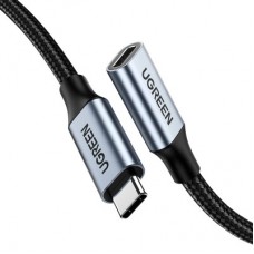 Дата кабель USB-C M/F 0.5m 5A USB 3.1 Gen2 10Gbps black UGREEN (80810) - Фото