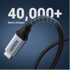 Дата кабель USB-C M/F 0.5m 5A USB 3.1 Gen2 10Gbps black UGREEN (80810) - Фото