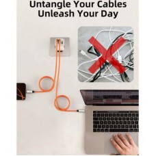 Дата кабель USB-C to USB-C 2.0m PD240W magnetic Cabletime (CA915729) - Фото