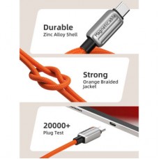 Дата кабель USB-C to USB-C 2.0m PD240W magnetic Cabletime (CA915729) - Фото