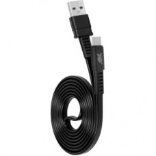 Дата кабель USB 2.0 AM to USB-C 1.2m black RivaCase (PS6002 BK12) - Фото