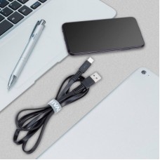 Дата кабель USB 2.0 AM to USB-C 1.2m black RivaCase (PS6002 BK12) - Фото
