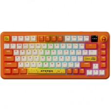 Клавиатура Ajazz AK820 MAX Avocado Switch Orange USB/Wireless/Bluetooth RGB UA Orange (AK820MAX-AS-OW) Клавиатура Ajazz AK820 MAX Avocado Switch Orange USB/Wireless/Bluetooth RGB UA Orange (AK820MAX-AS-OW) - Фото