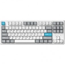 Клавіатура GamePro Asgard Ragnar Wireless/Bluetooth/USB UA White (MK285WH) - Фото