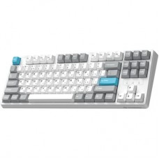 Клавіатура GamePro Asgard Ragnar Wireless/Bluetooth/USB UA White (MK285WH) - Фото