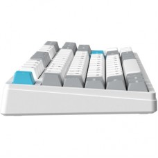 Клавіатура GamePro Asgard Ragnar Wireless/Bluetooth/USB UA White (MK285WH) - Фото