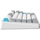 Клавіатура GamePro Asgard Ragnar Wireless/Bluetooth/USB UA White (MK285WH)