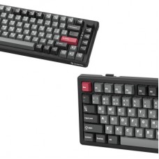 Клавіатура GamePro Asgard Yord Wireless/Bluetooth/USB UA Black (MK266BK) - Фото