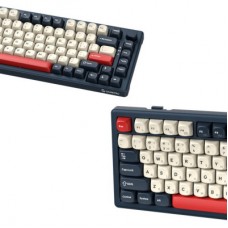 Клавіатура GamePro Asgard Yord Wireless/Bluetooth/USB UA Blue (MK266BL) - Фото