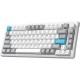 Клавіатура GamePro Asgard Yord Wireless/Bluetooth/USB UA White (MK266WH)