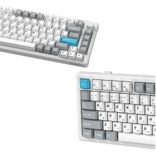 Клавіатура GamePro Asgard Yord Wireless/Bluetooth/USB UA White (MK266WH) - Фото