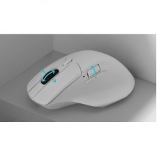 Мышка Keychron M6 Wireless/Bluetooth/USB White (M6-A3) - Фото
