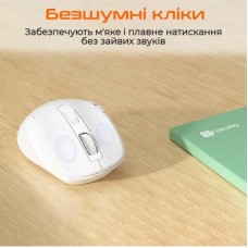 Мышка Meetion BTM032 Wireless/Bluetooth/USB White (MT-BTM032-B) - Фото